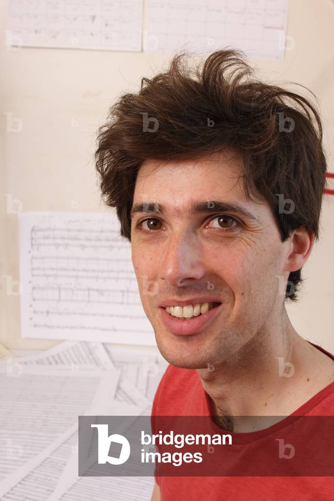 Ben Foskett (b. 1978) - portrait of the British composer, Paris, June 2009.