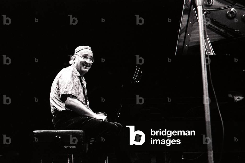 Friedrich Gulda, 1986 (b/w photo)