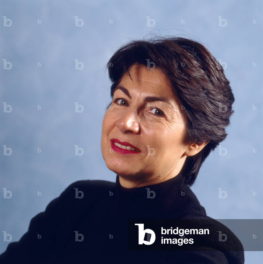 Claire Gibault - portrait of the French conductor at the Cité de la Musique, Paris, France, 2000.