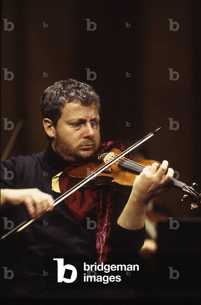 Fabio Biondi - portrait of the Italian conductor and violinist, March 2004