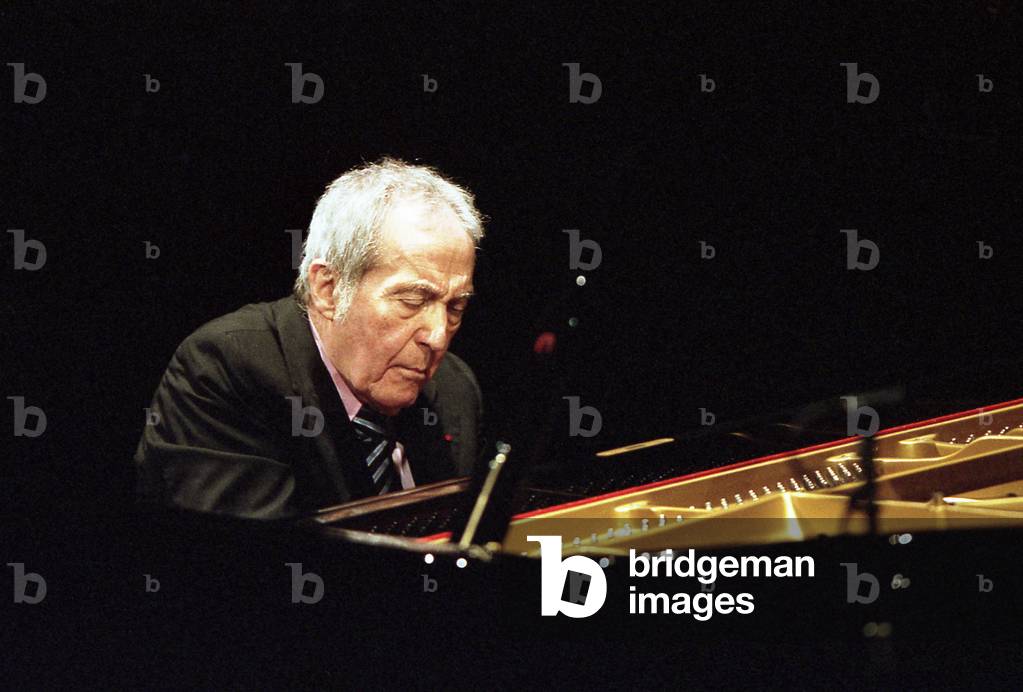 Aldo Ciccolini - Franacais pianist of Italian origin (15 08 1925 - 1 02 2015), photograph at the Theatre des Champs Elysees in 2006 -