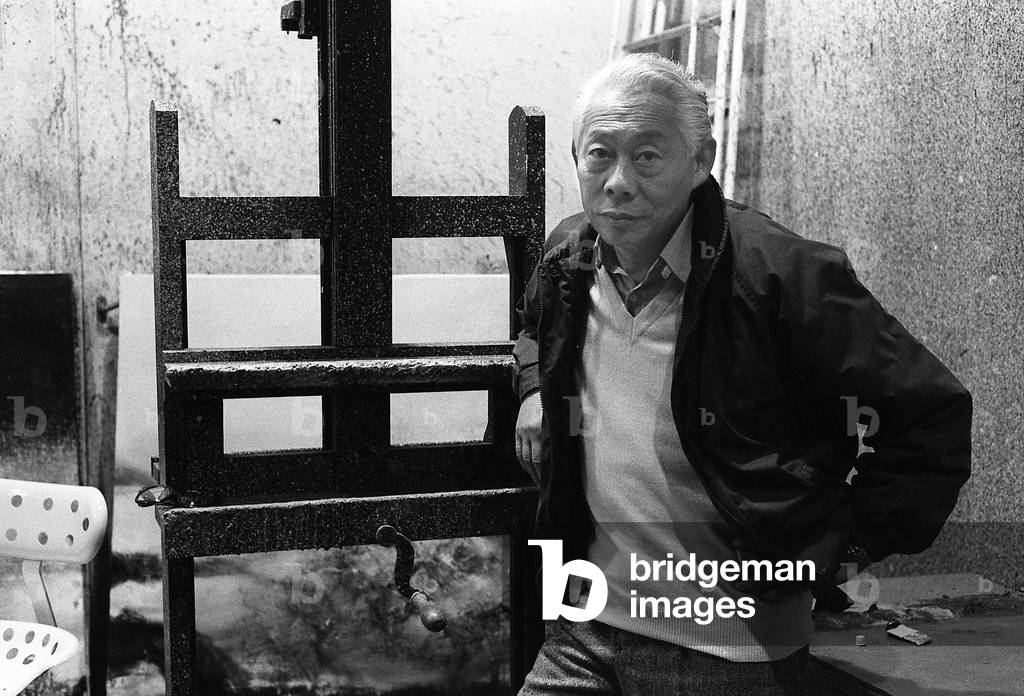 Zao Woo-Ki (b/w photo,1983)