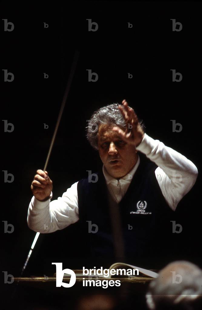 Yuri Ahronovitch, Paris 1988. Soviet born Israeli conductor, 13 May 1932-31 October 2002