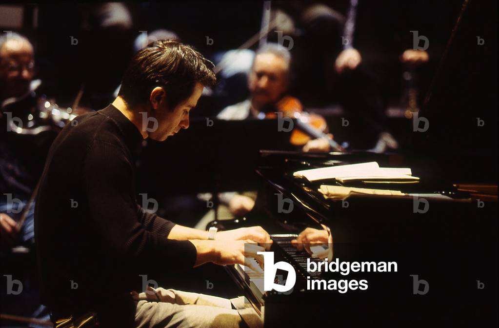 Piotr Anderszewski - portrait of the Polish pianist, b. 1969.