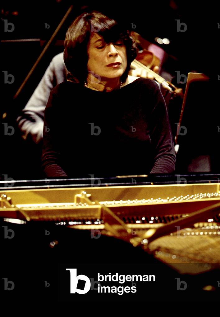 Elisabeth Léonskaja in 2001, Paris, France. Georgian pianist, b. 1945