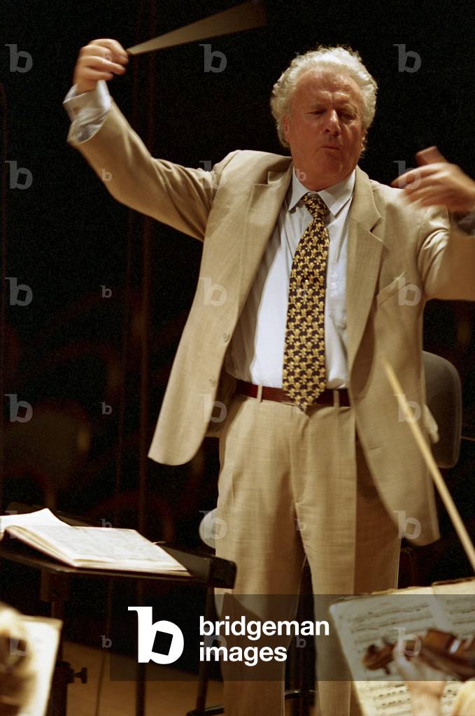 Sir Colin Davis at the Cité de la Musique, Paris, 1999 (photo)