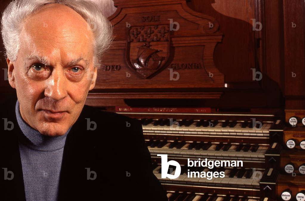 Jean Guillou, French composer, organist, pianist, and pedagogue, b. 18 April 1930 -