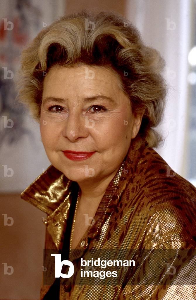 Christa Ludwig in 1991, Paris, France. German mezzo-soprano b. 1928