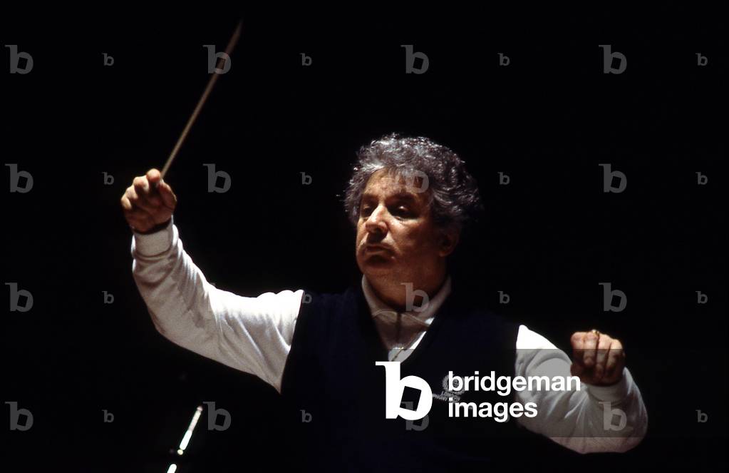 Yuri Ahronovitch performing, Paris 1988.  Soviet born Israeli conductor,  13 May 193231 October 2002.
