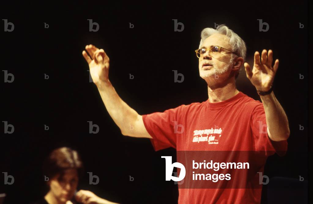 John Adams - American composer and conductor born in 1947 - Paris 1991