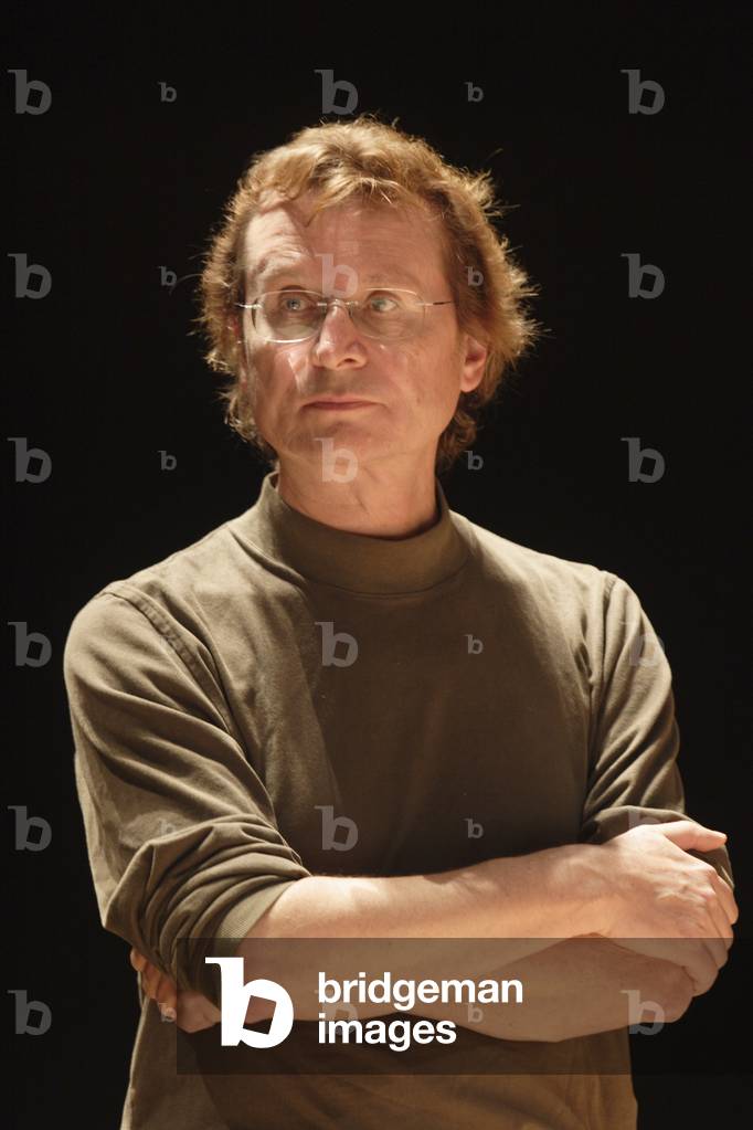 Tristan Murail rehearsing in Paris, France, 2006 (photo)