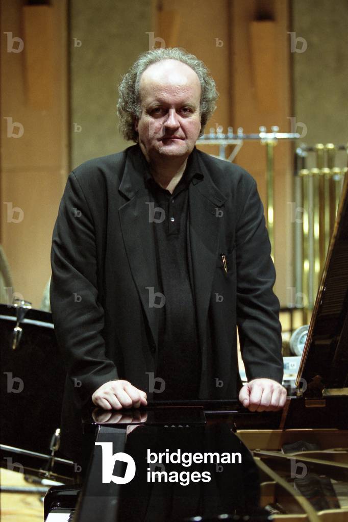 Wolfgang Rihm -  portrait of the German composer born in Karlsruhe 13 03 1952, at the Cite de la Musique, Paris, March 2001.