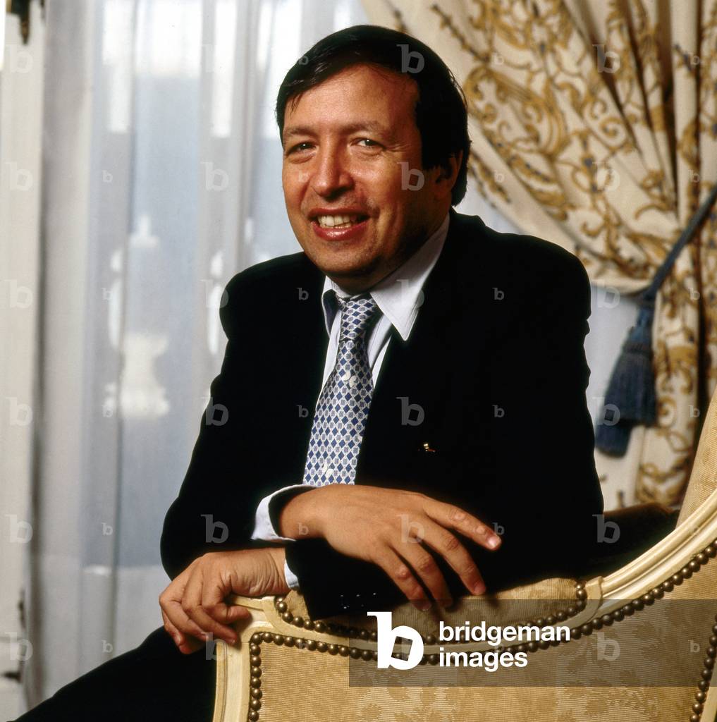 Murray Perahia - portrait of the American pianist and conductor in Paris, France, February 1998.  B. 1947.