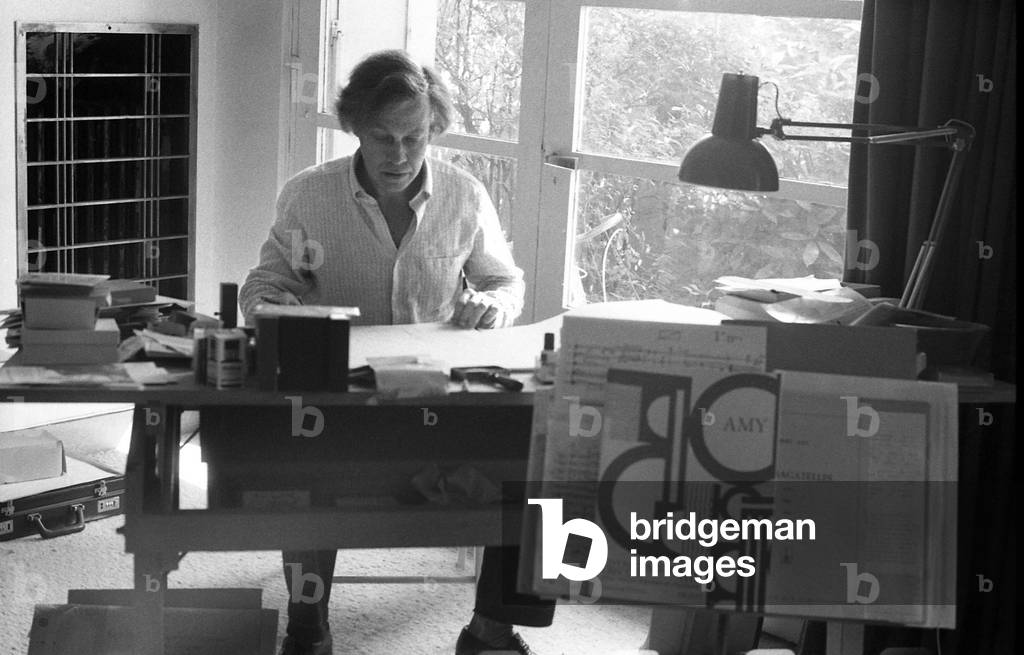 Gilbert Amy (b/w photo, 1983)