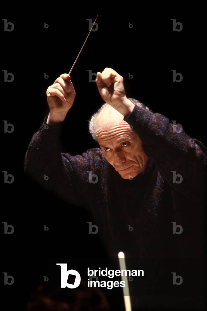 Gary Bertini - Isra_lien conductor, 01 05 1927, died 17 03 2005. Paris 1989