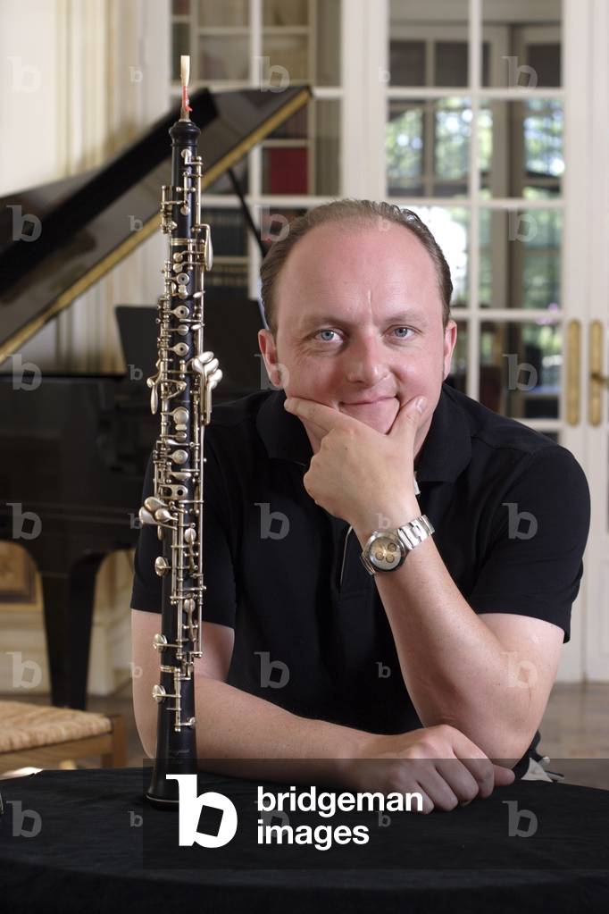 FRANCOIS LELEUX- portrait Festival de l'Emperi, Salon de Provence Music Festival, August 2007.  French oboist b.1971 -