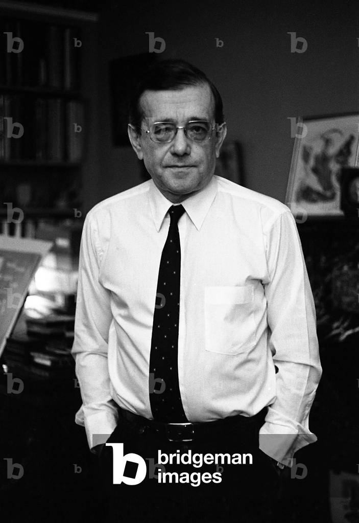 Marius Constant (b/w photo, 1983)