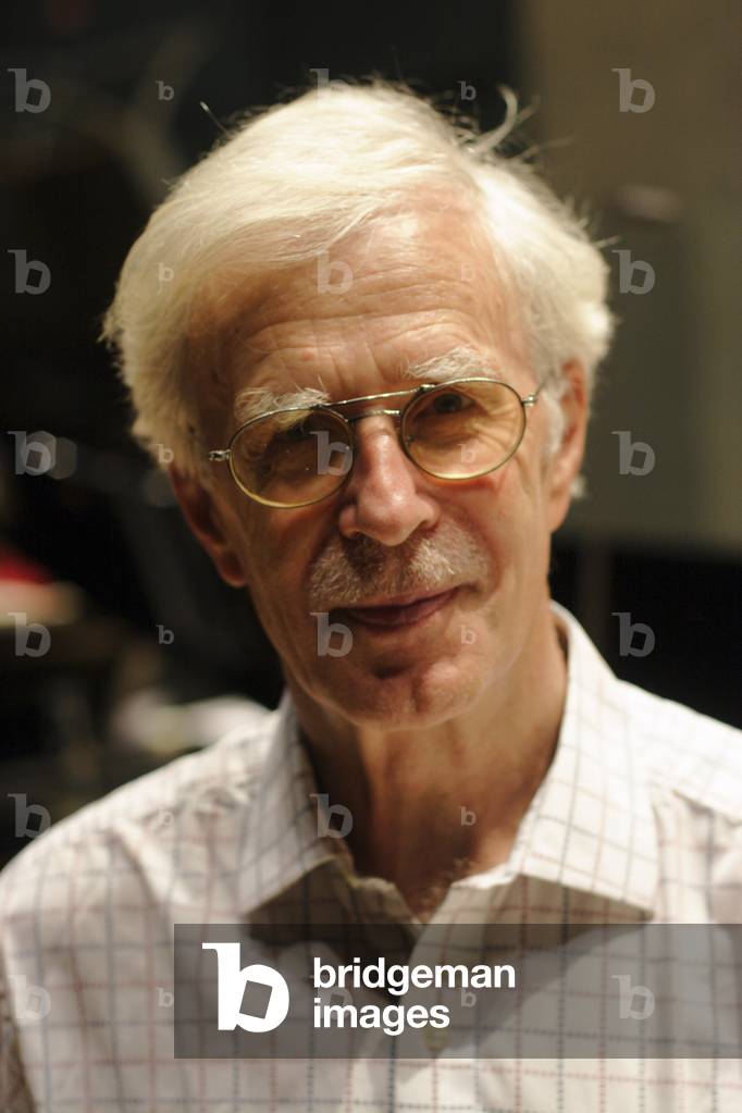 Jonathan Harvey - portrait of the English conductor at the Cité de la Musique, Paris, France, 2 October 2006. b. 3 May 1939