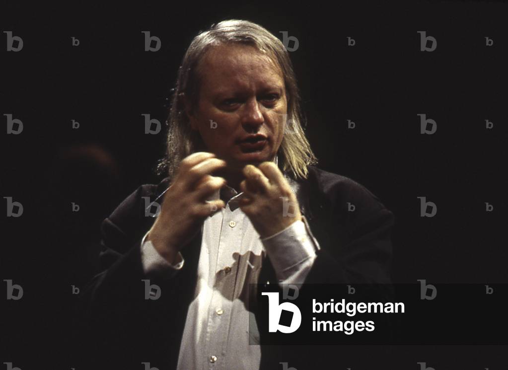 Phillipe Manoury - portrait of the French composer, January 2003. Born 19 June 1952