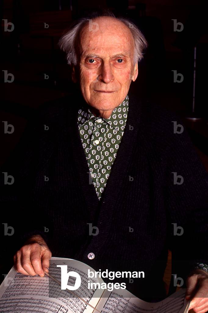 Yehudi Menuhin - American violinist and conductor, did 22 04 1916 and died 12 03 1999 - Paris, 1998.