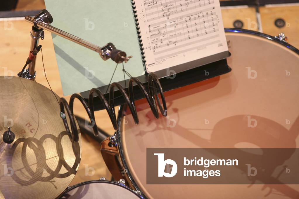 Percussion instruments for contemporary music (photo)