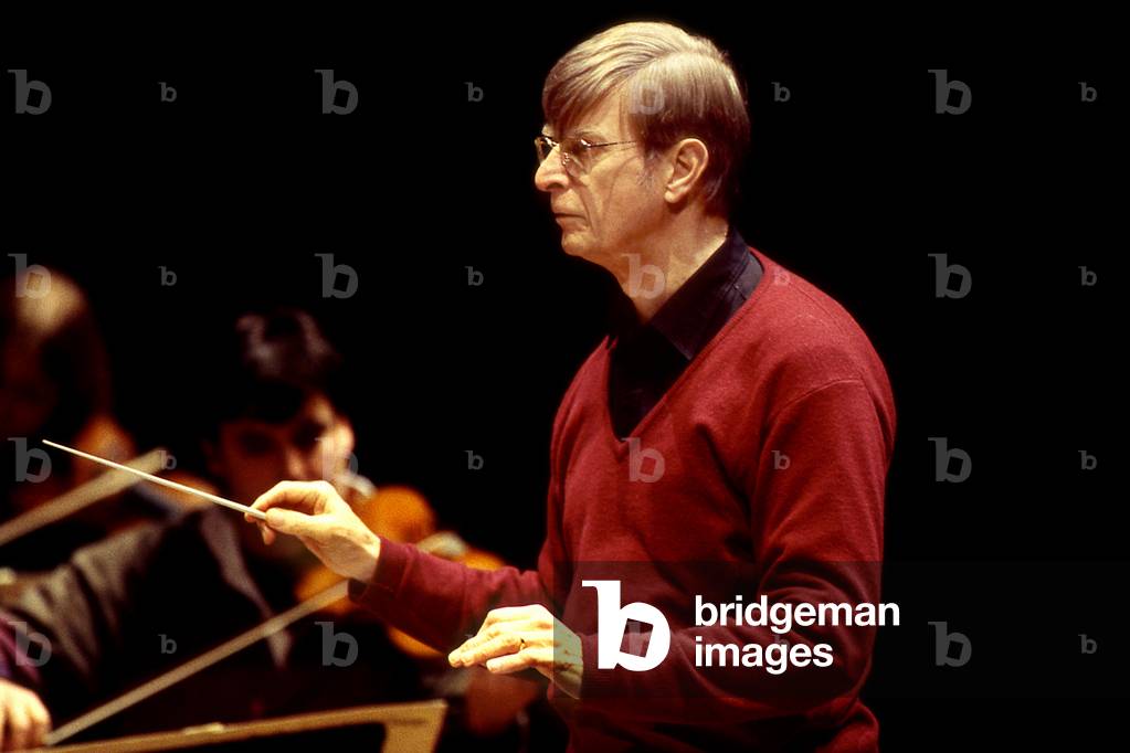 Herbert Blomstedt (b. 1927), American conductor, Paris, December 1996