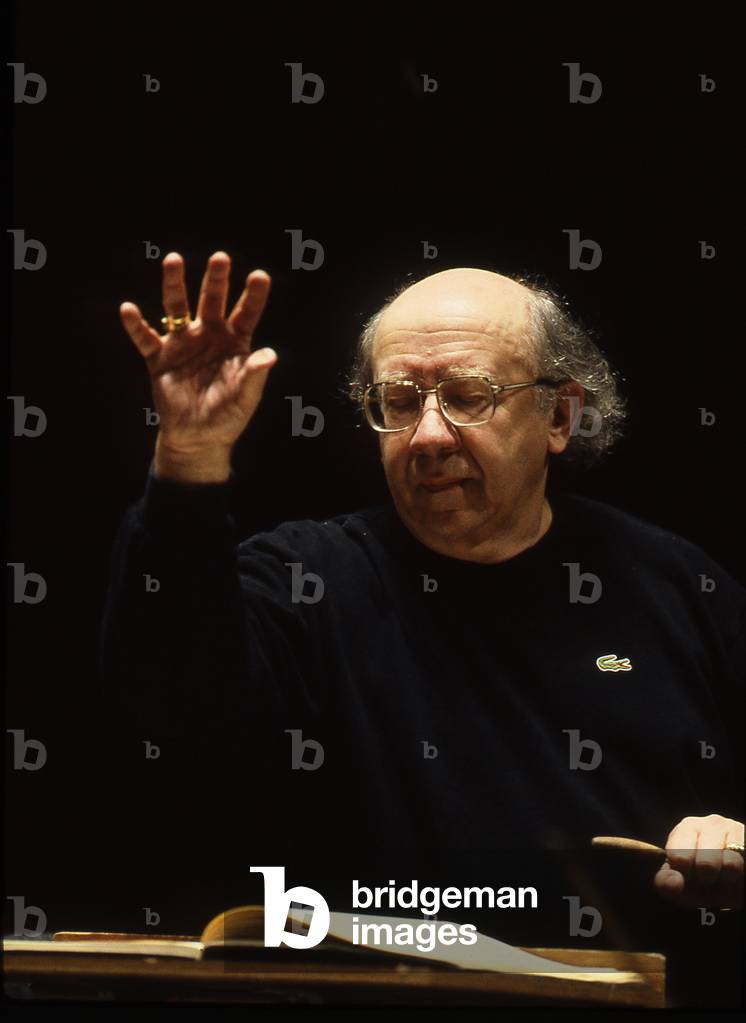 Gennady Rozhdestvensky - Russian conductor, Paris, France, 1993