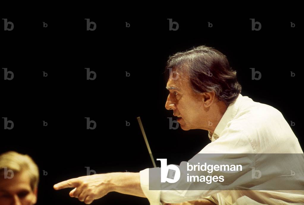 Claudio Abbado - Italian conductor (1933 2014) in Paris in 1997