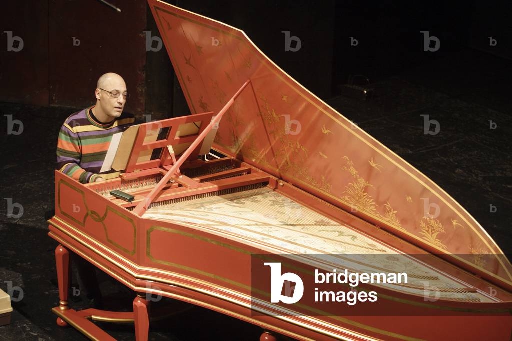 Andreas Staier - German pianist performing in Paris, 2007. Theatre des Bouffes du Nord, Paris, France, April 2007. B. 1955