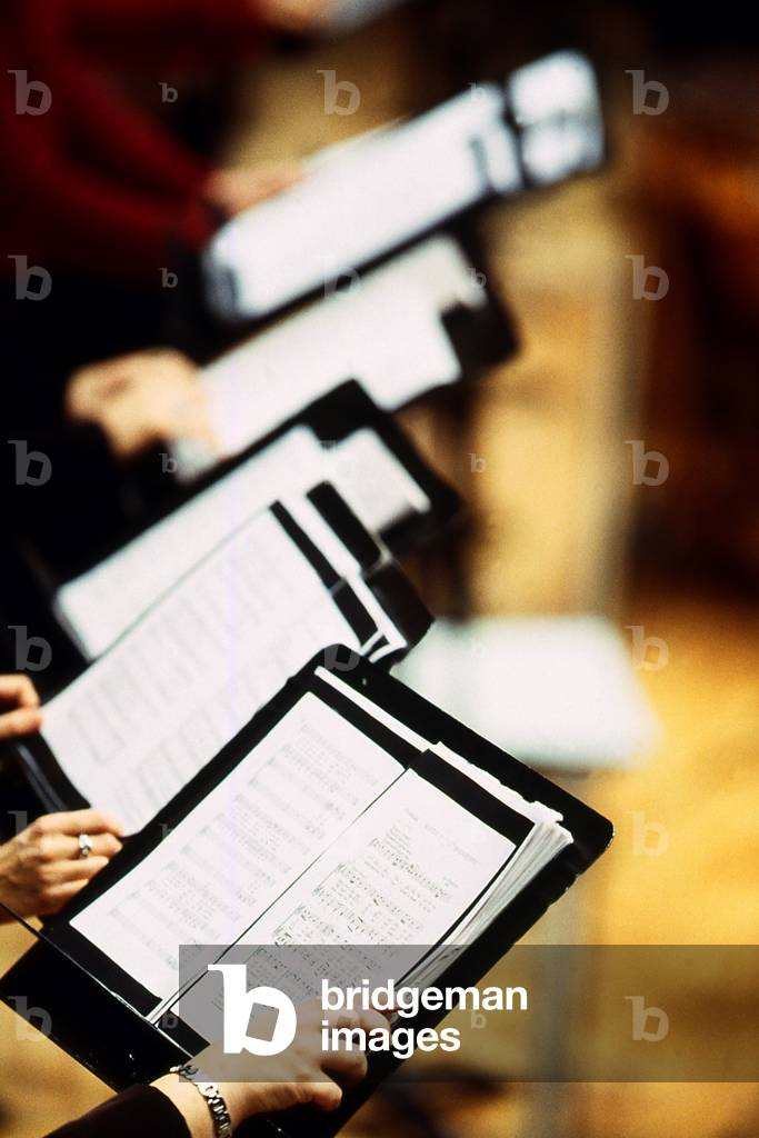 Scores - on music stands