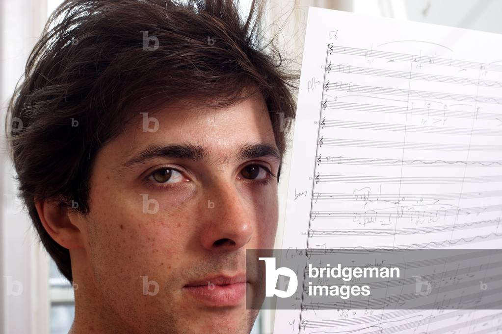 Ben Foskett (b. 1978) - portrait of the British composer, Paris, June 2009.