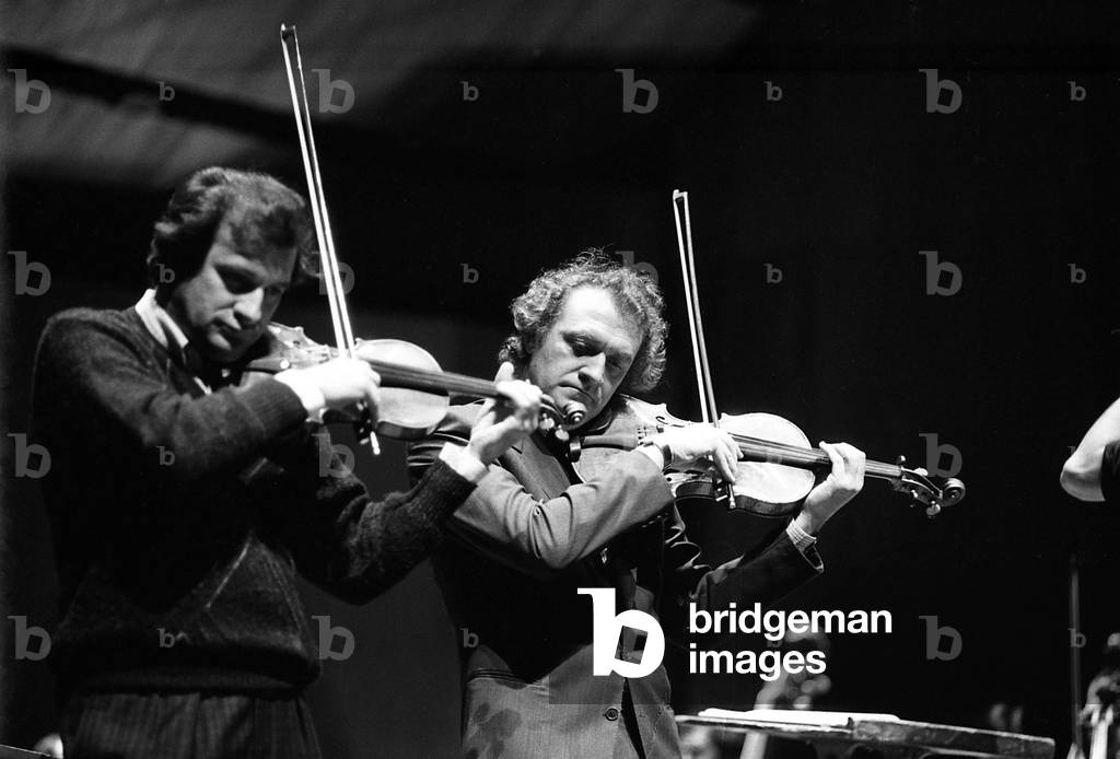 Regis and Bruno Pasquier, Paris 1986 (b/w Photo)