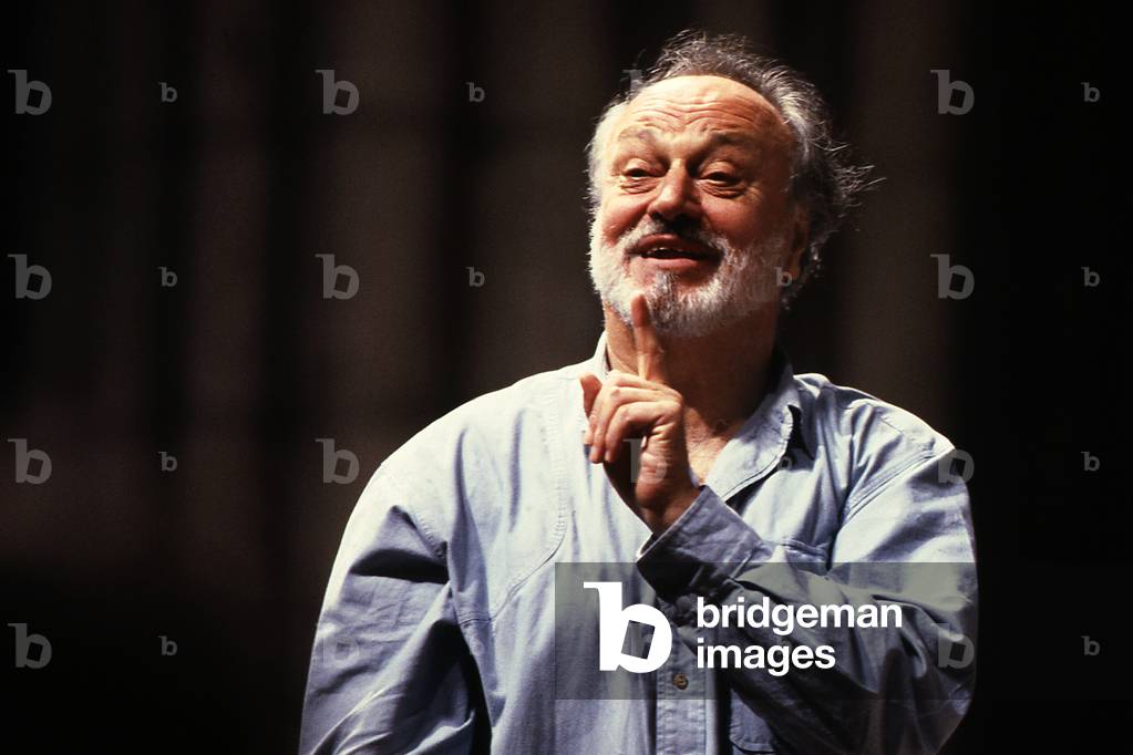 Kurt Masur - portrait of the German conductor 1927 - 2015 Paris 1990