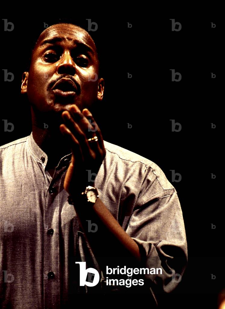 Derek Lee Ragin in 1996, Paris, France. American counter-tenor b. 1958