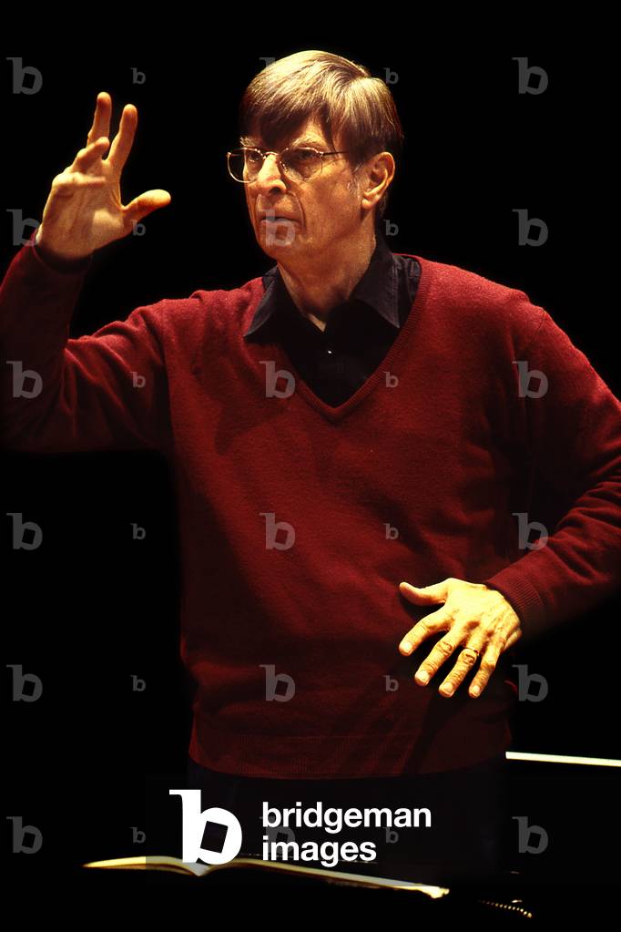 Herbert Blomstedt (b. 1927), American conductor, Paris, December 1996