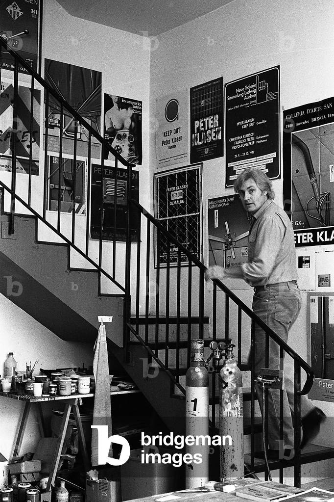 Peter Klasen (b/w photo, 1983)