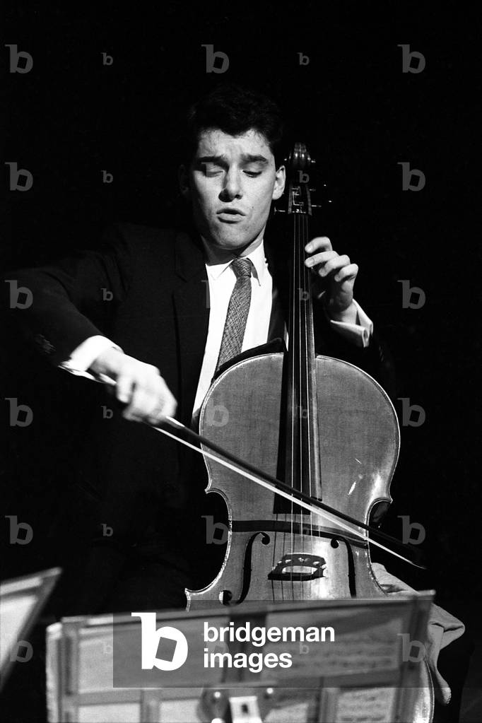 Xavier Gagnepain, 1985 (b/w picture)