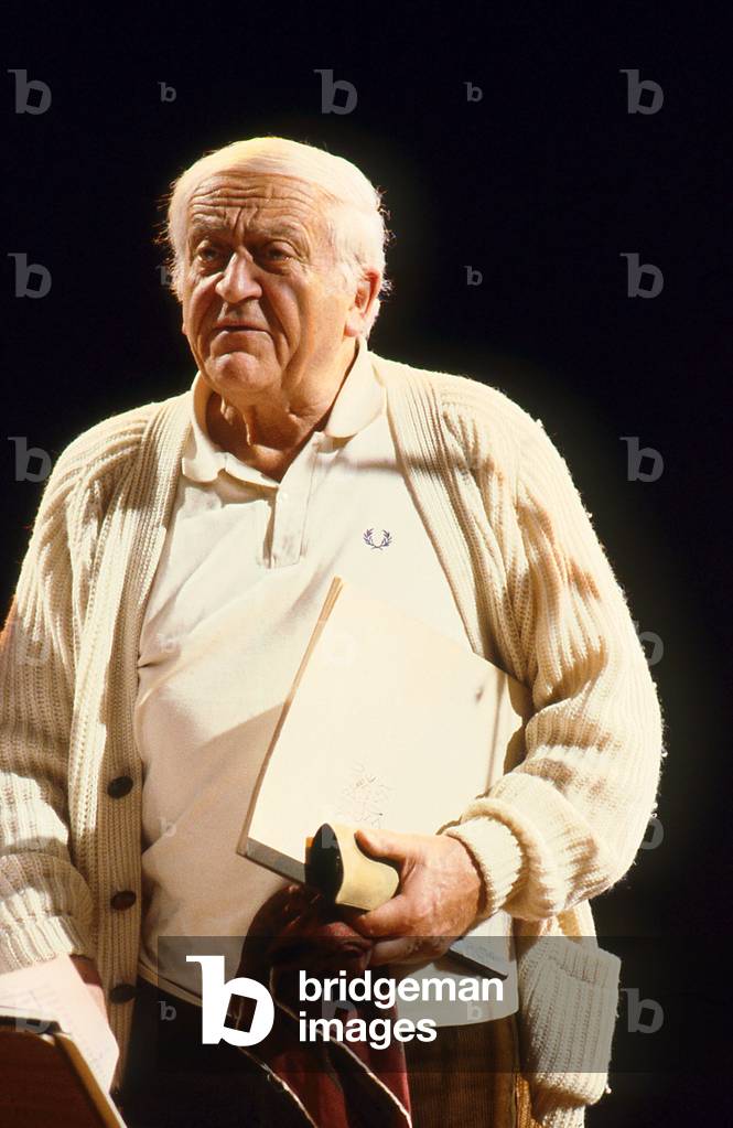 Maurice Ohana - French composer in Paris, June 1989. 13 June 1913 - 13 November 1992.