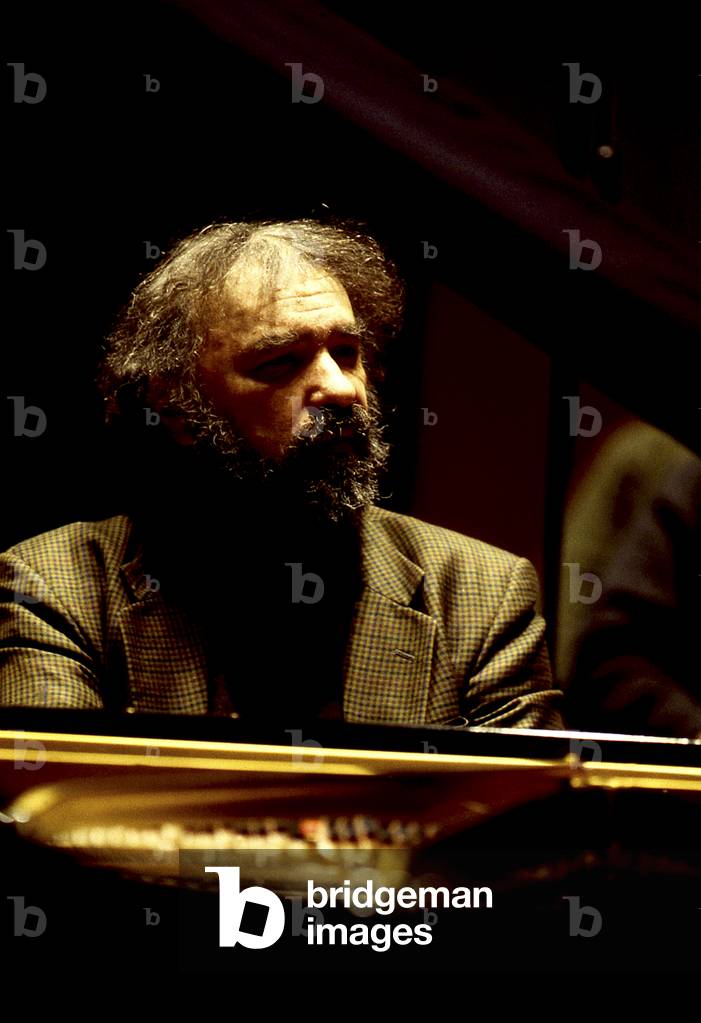 Radu Lupu. Portrait photograph taken in Paris, 1996. Romanian pianist, born in 1945.