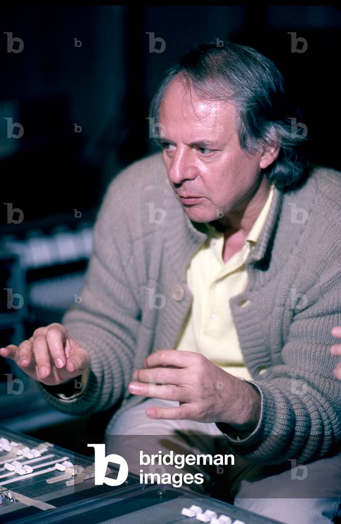Karlheinz Stockhausen, Paris, France, 1987 (photo)