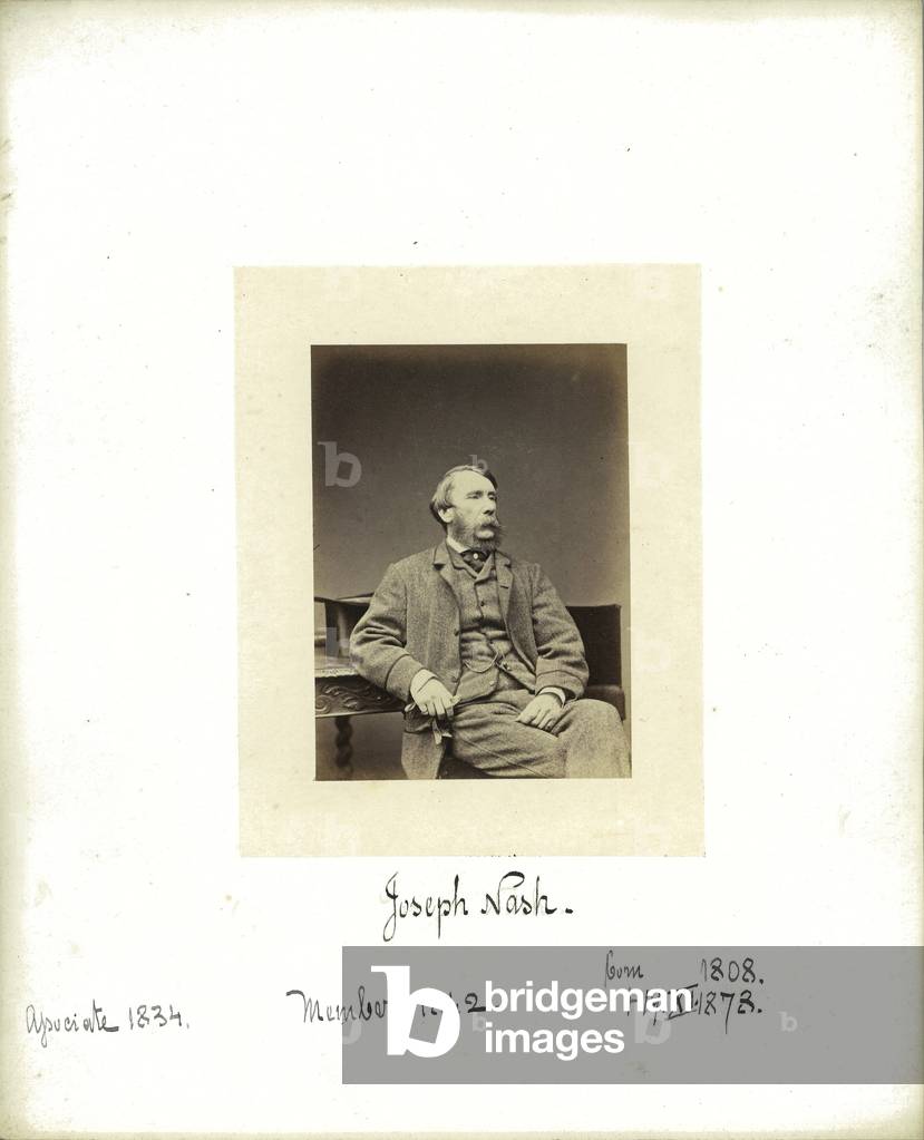 Joseph Nash, 1864 (b/w photo)