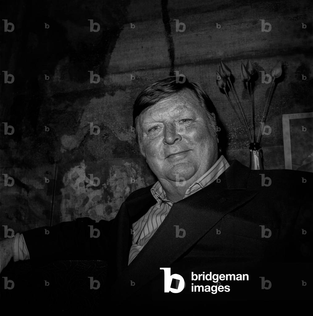 Dan Farson, Colony Room Club, Soho, 1986 (b/w photo)