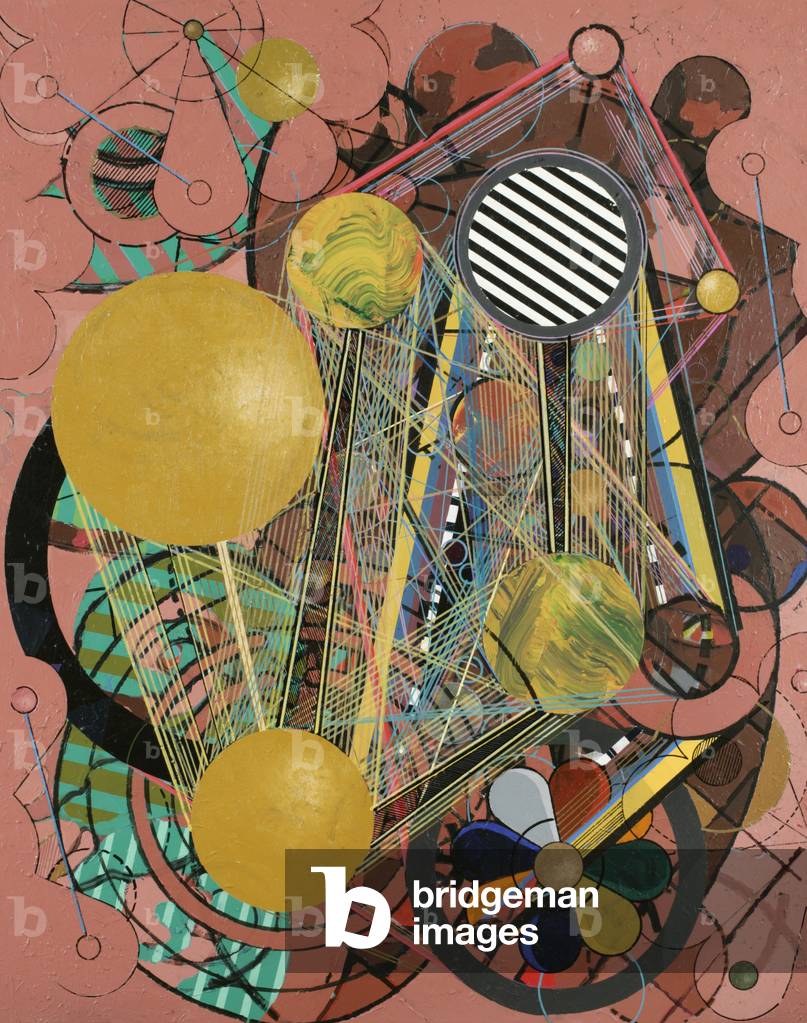 C'VILLE, 2001-2006 (acrylic & oil marker on canvas)