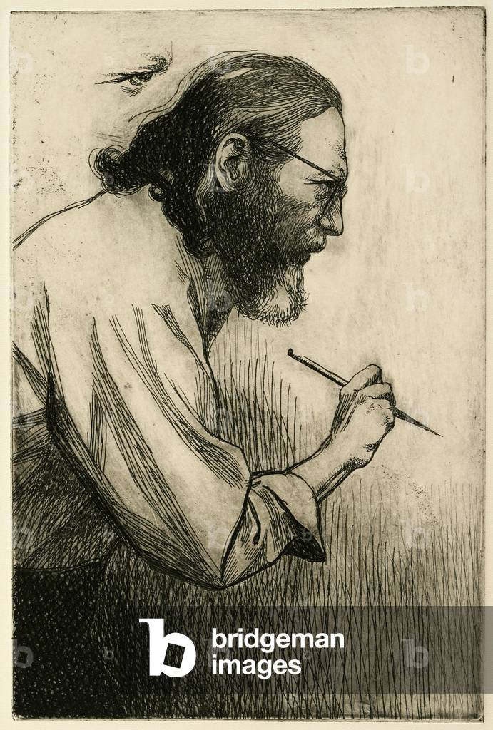 Self-Portrait, 1992 (etching)