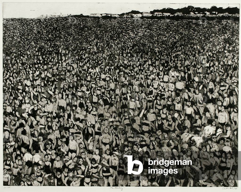 The Rookery, 1968 (etching, aquatint, & roulette on white wove paper)