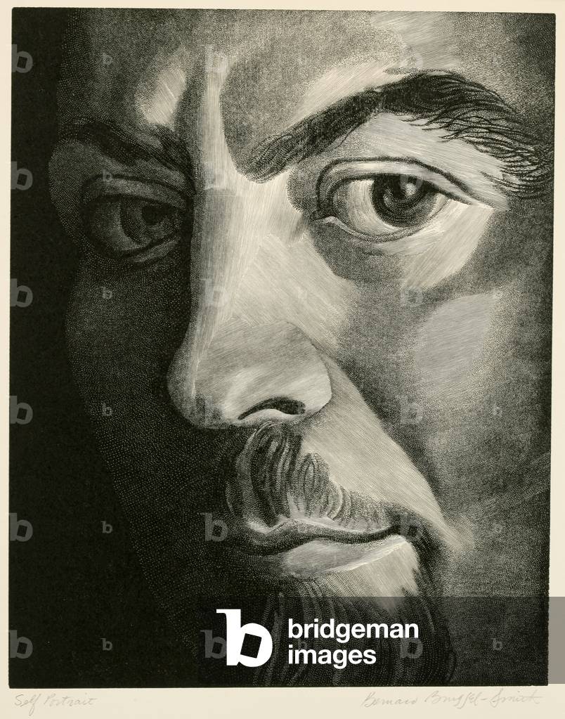 Self-Portrait, 1952 (wood engraving)