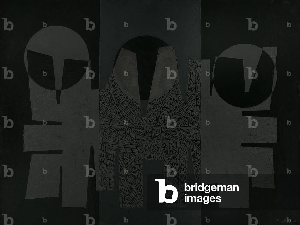 Black Trinity, 1976 (oil on canvas)