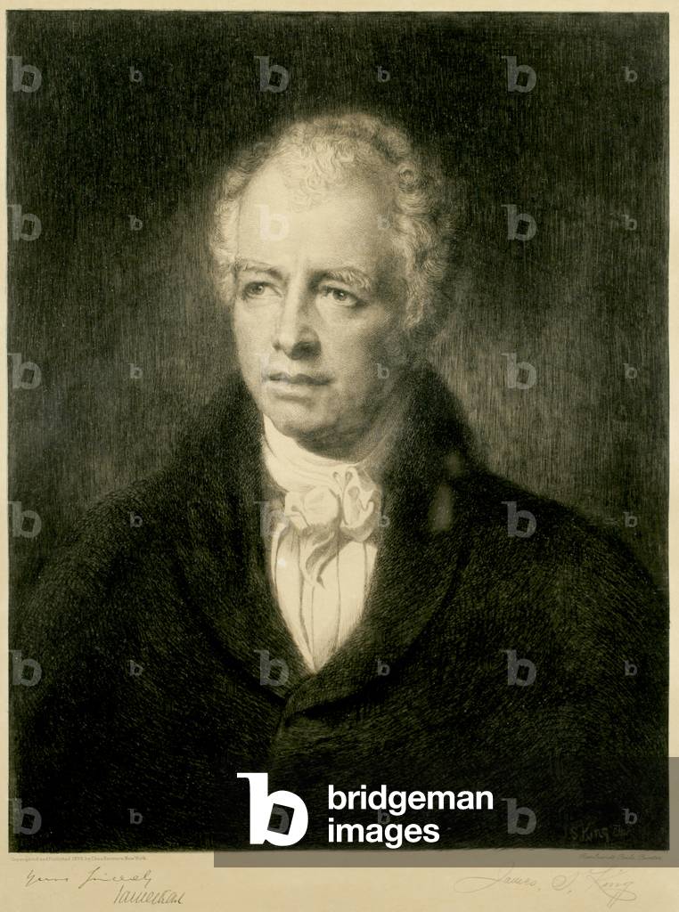 Portrait of James Kent, 1898 (etching)