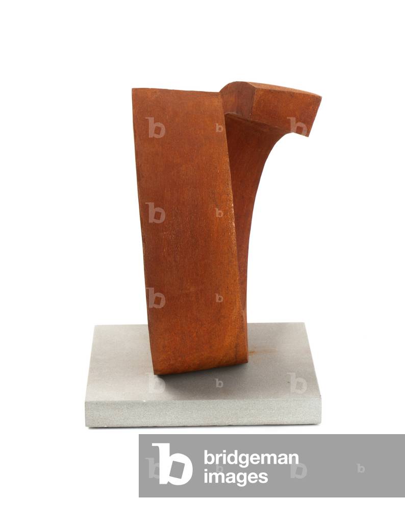Thetis Circle, 2013 (cor-ten steel, stone base in grey pietra serena)