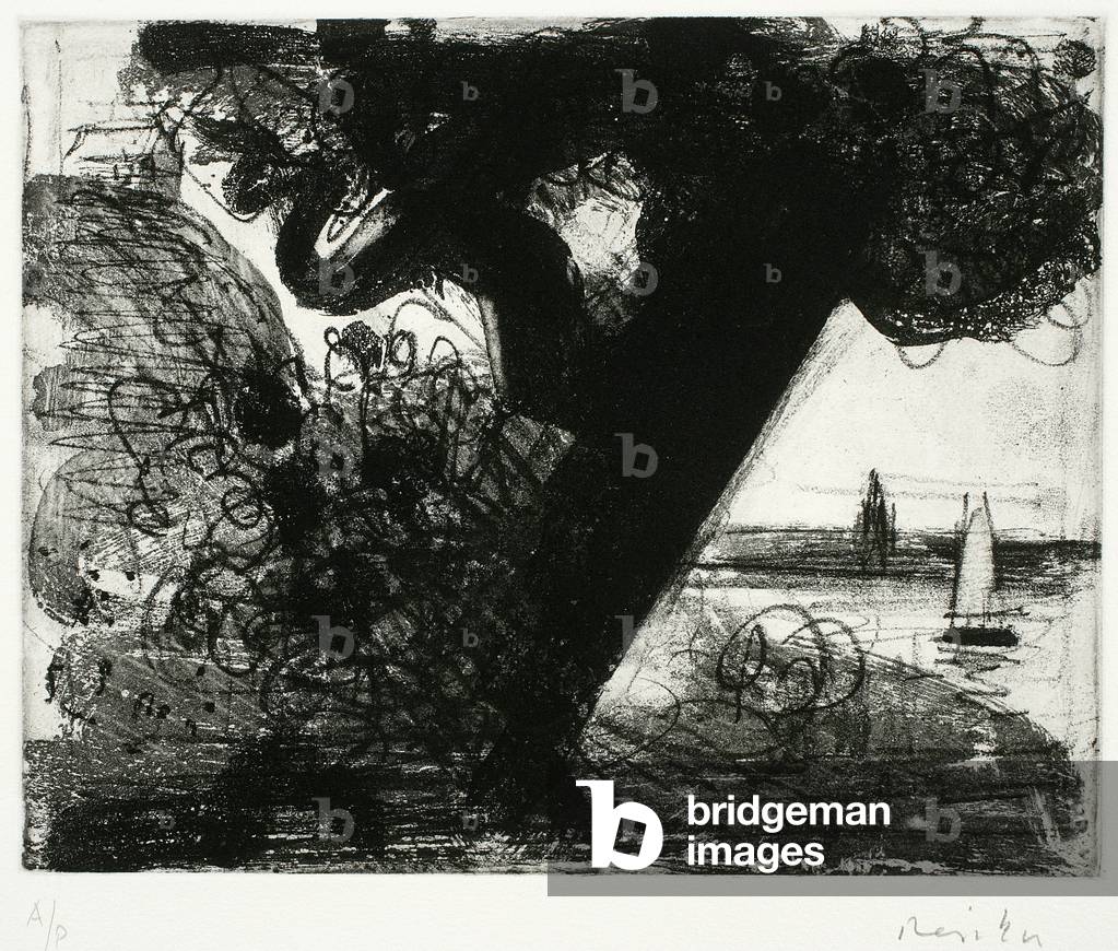 Ryder's Tree, 1997 (lift-ground aquatint)